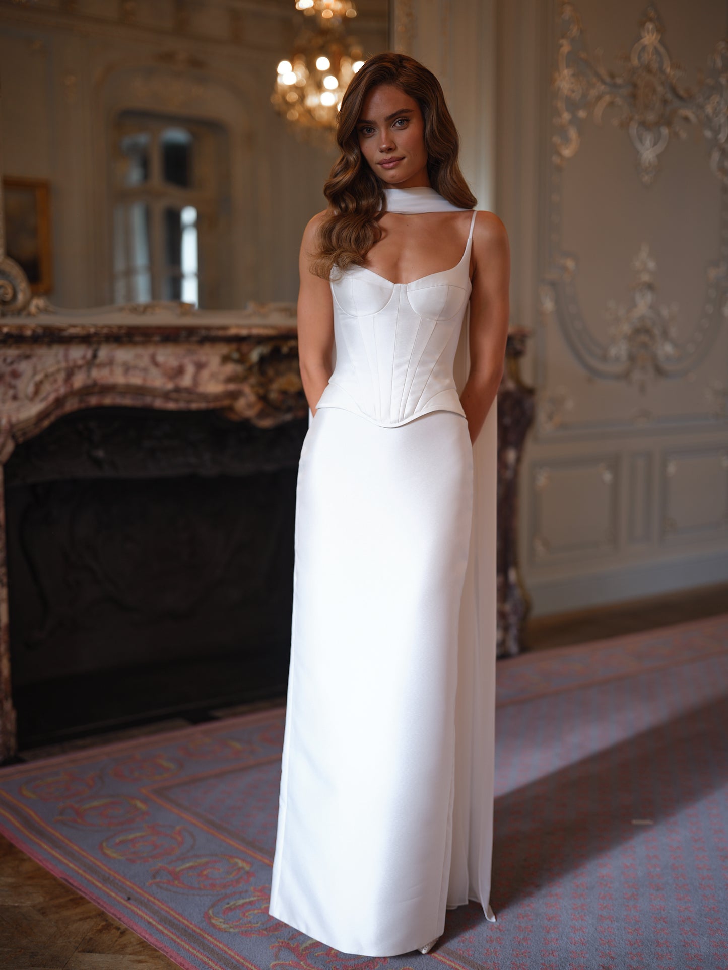 PENELOPE DOUBLE SATIN GOWN